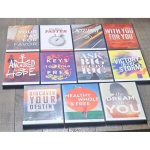 Joel Osteen 11 DVD Audio Teaching Sets Complete Faith Motivation Collection